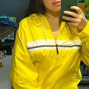 vintage nike yellow windbreaker!